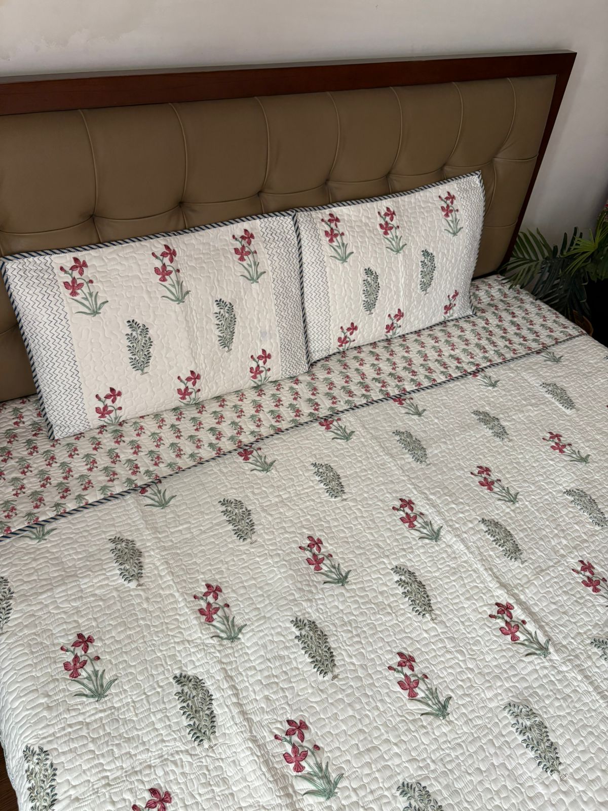 King Size Quilted Bedcover