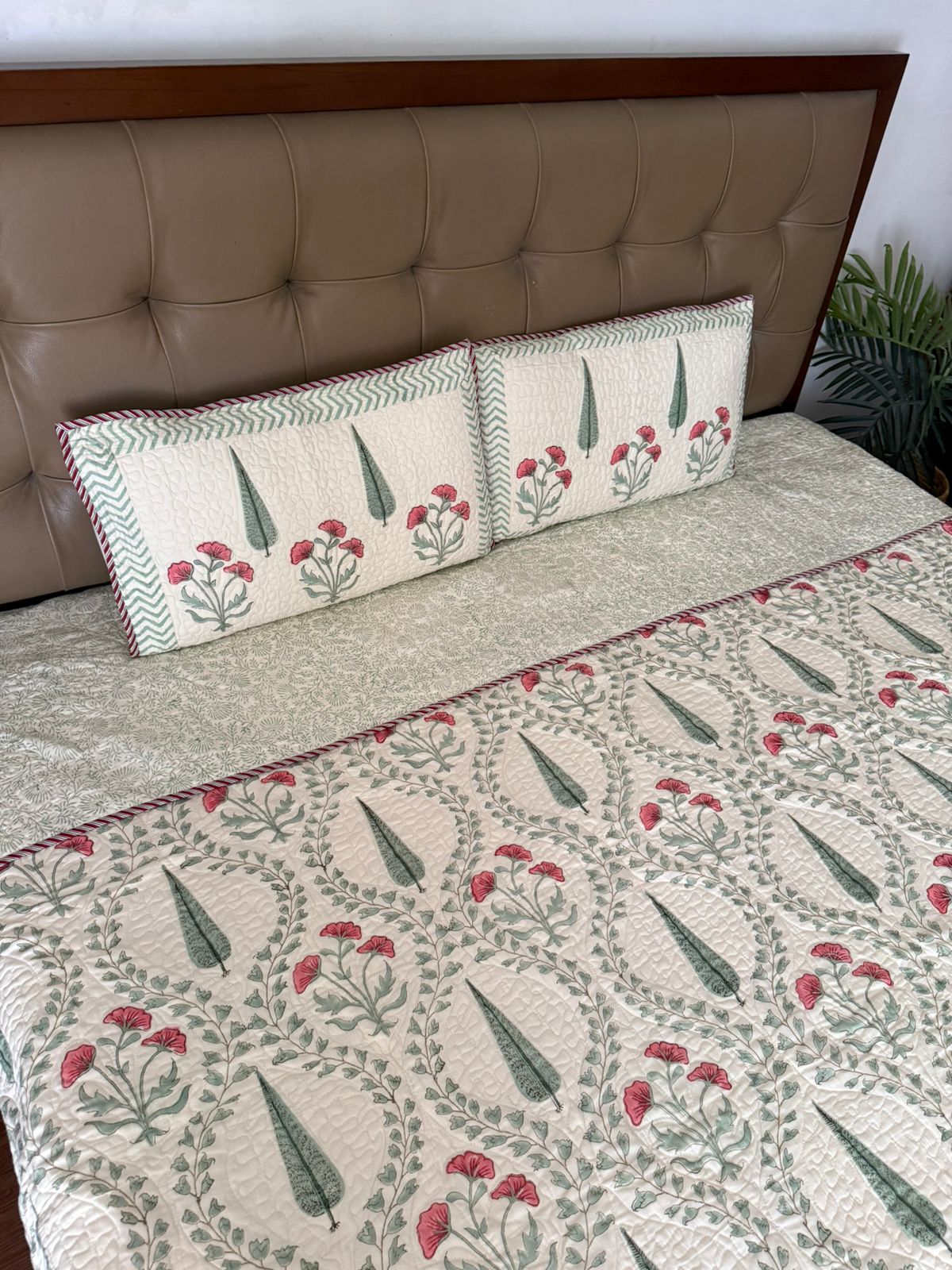 King Size Quilted Bedcover
