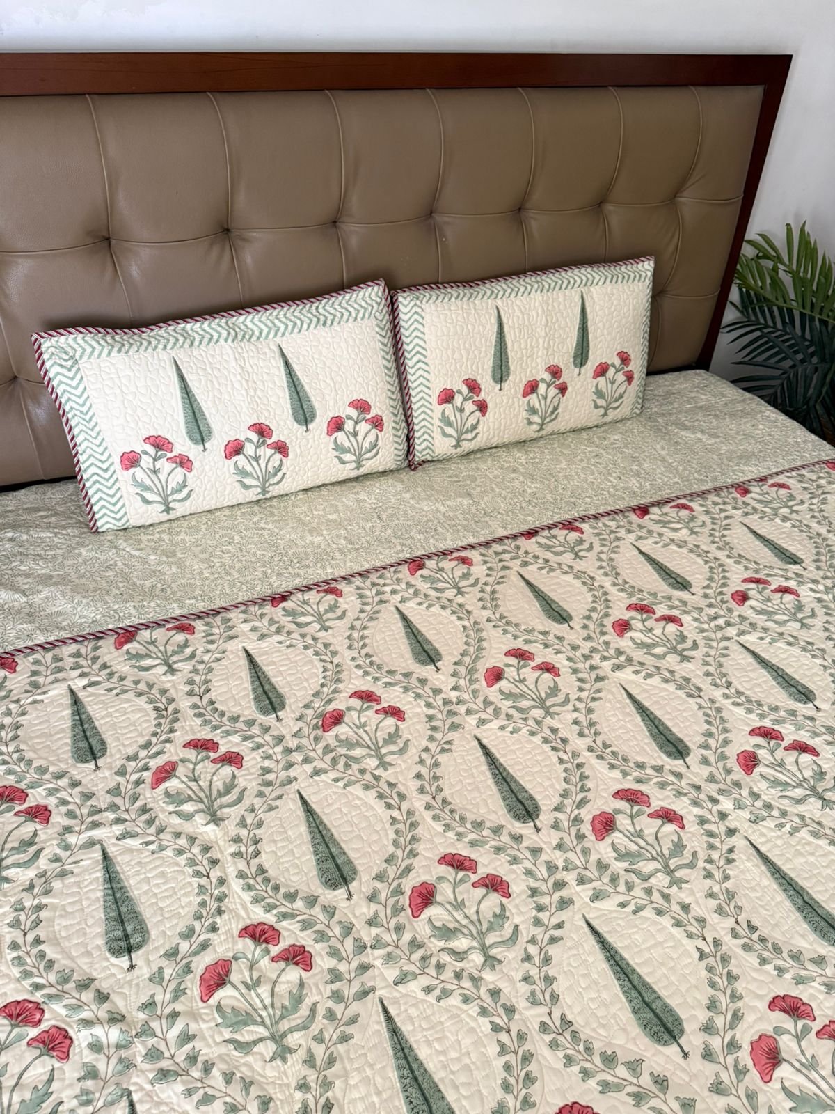 King Size Quilted Bedcover