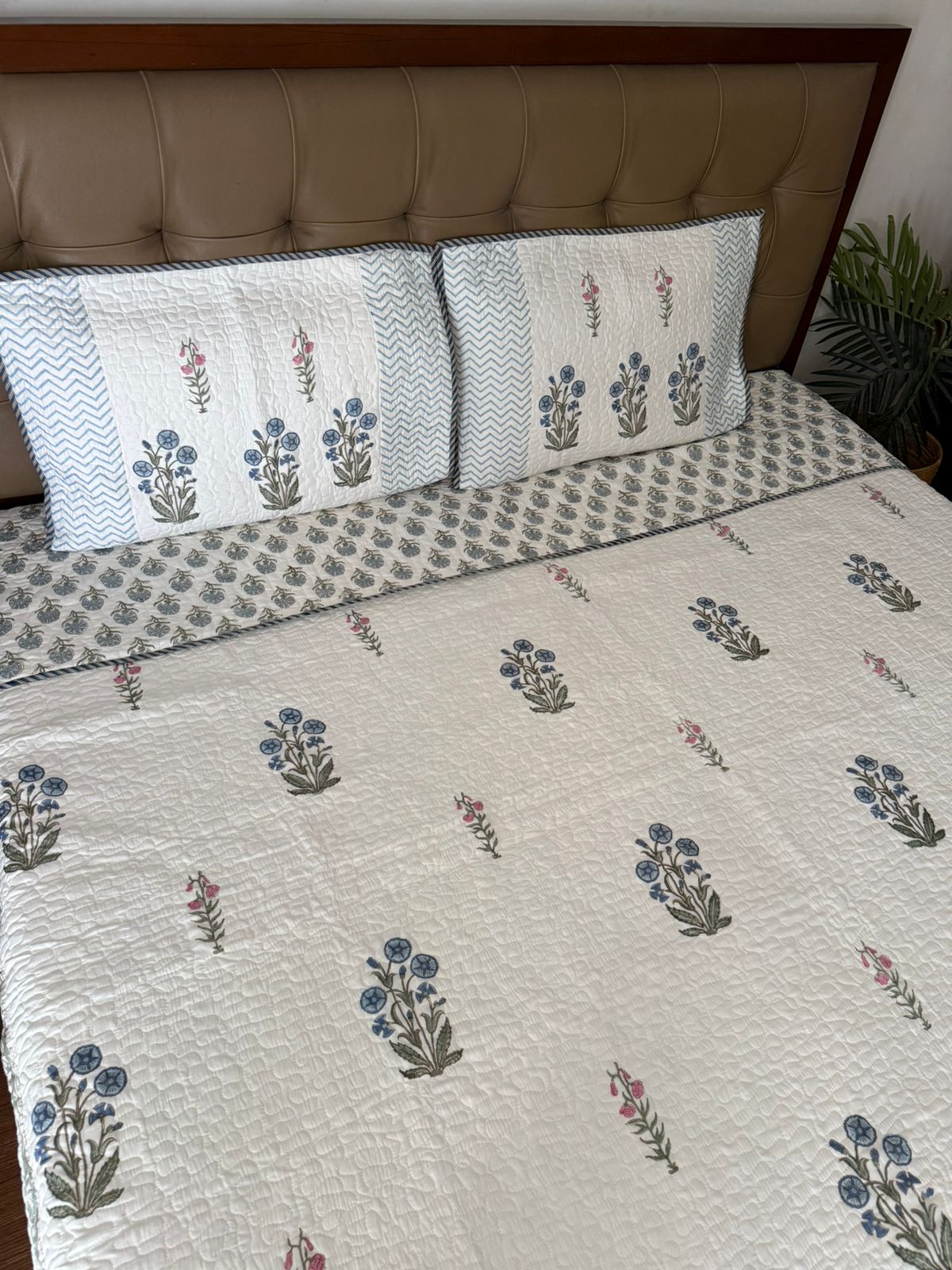 King Size Quilted Bedcover