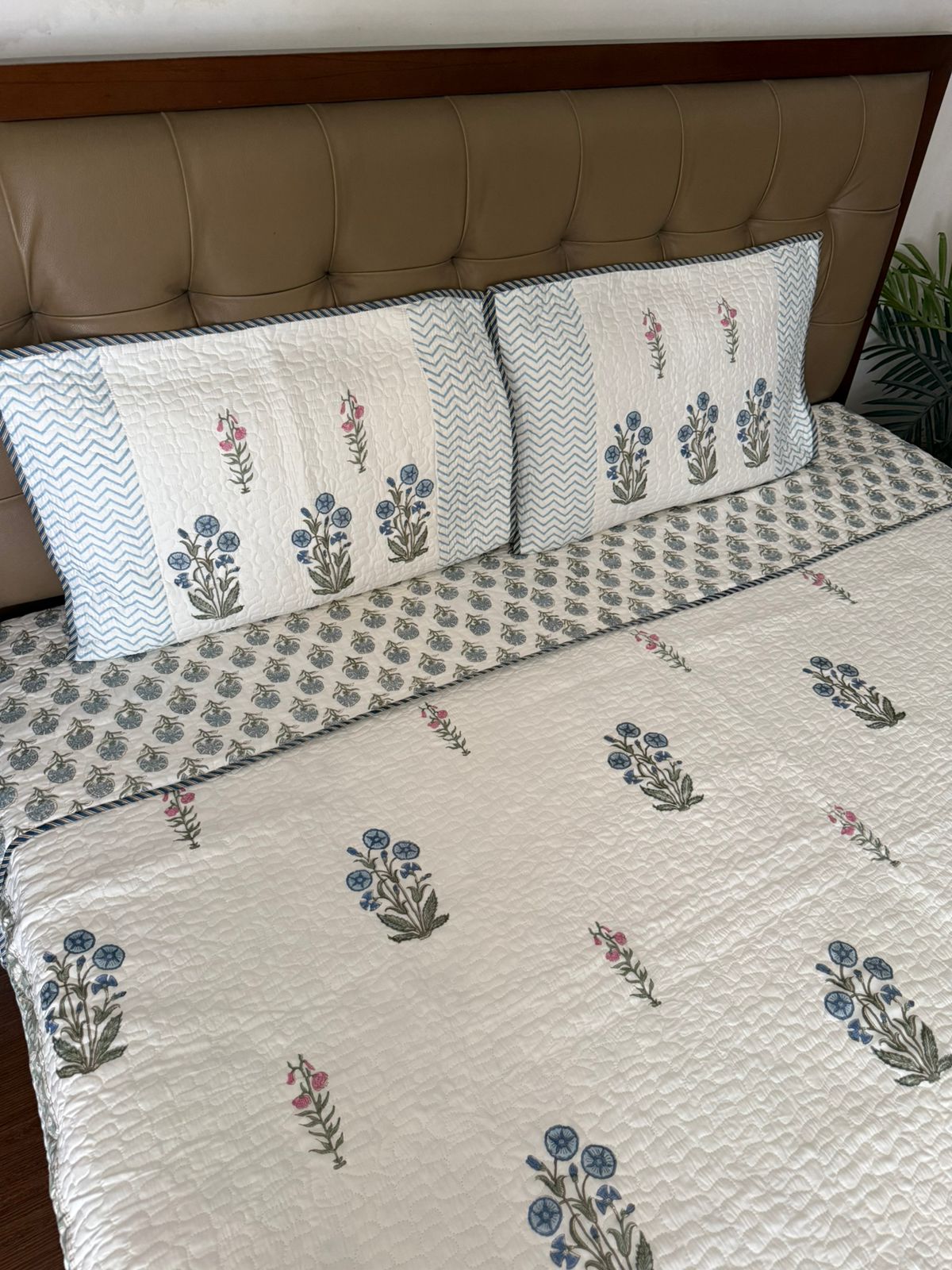 King Size Quilted Bedcover