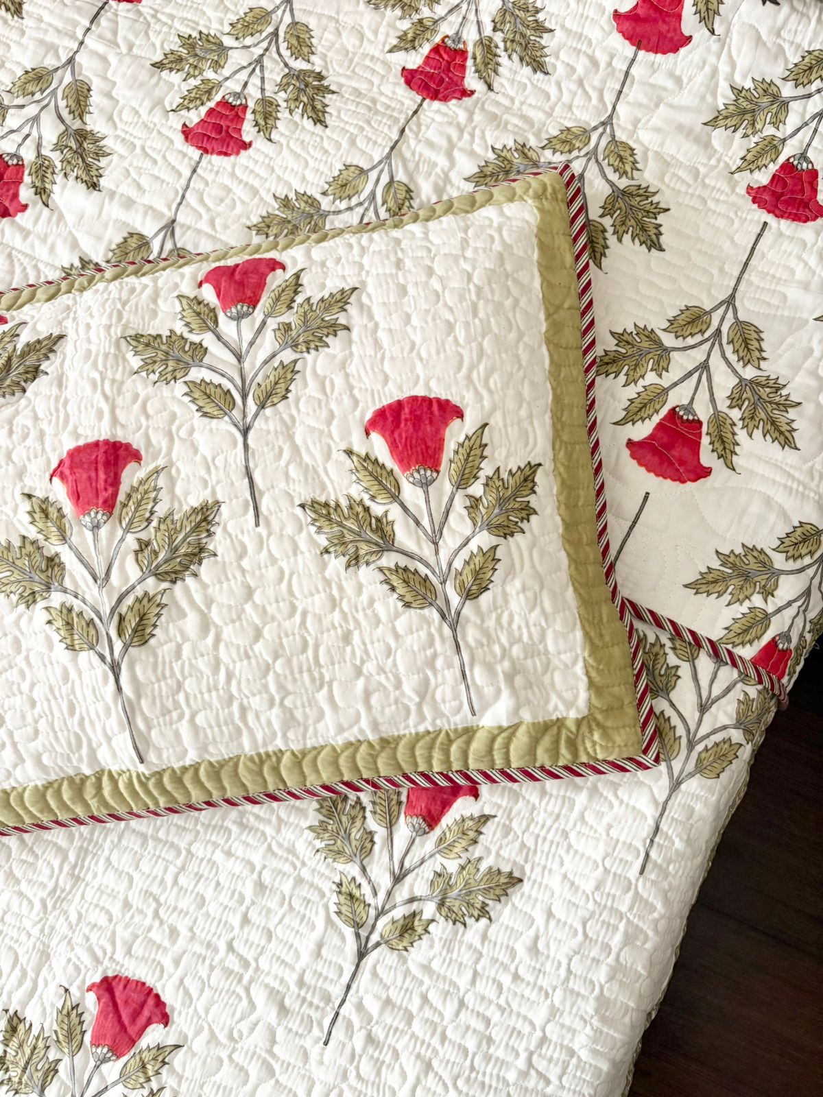 King Size Quilted Bedcover