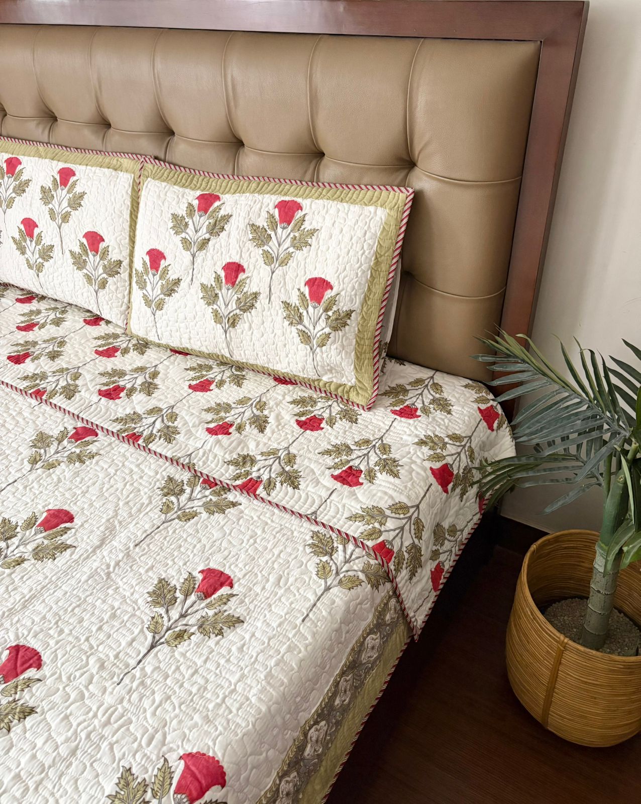 King Size Quilted Bedcover