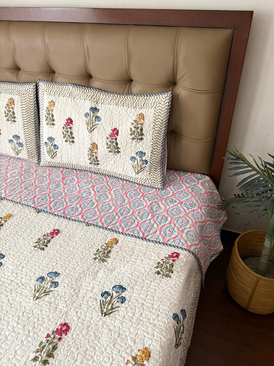 King Size Quilted Bedcover