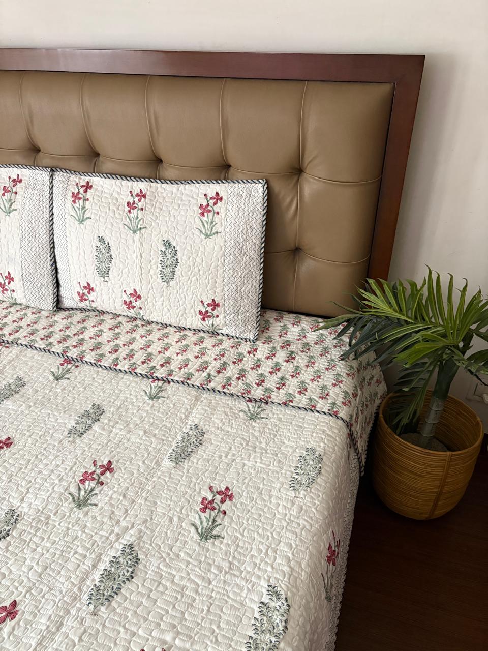 King Size Quilted Bedcover