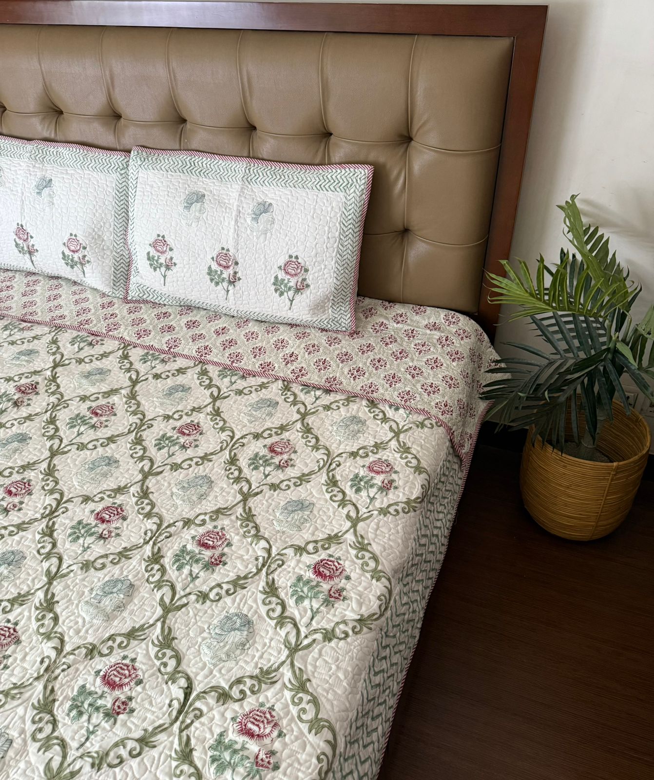King Size Quilted Bedcover
