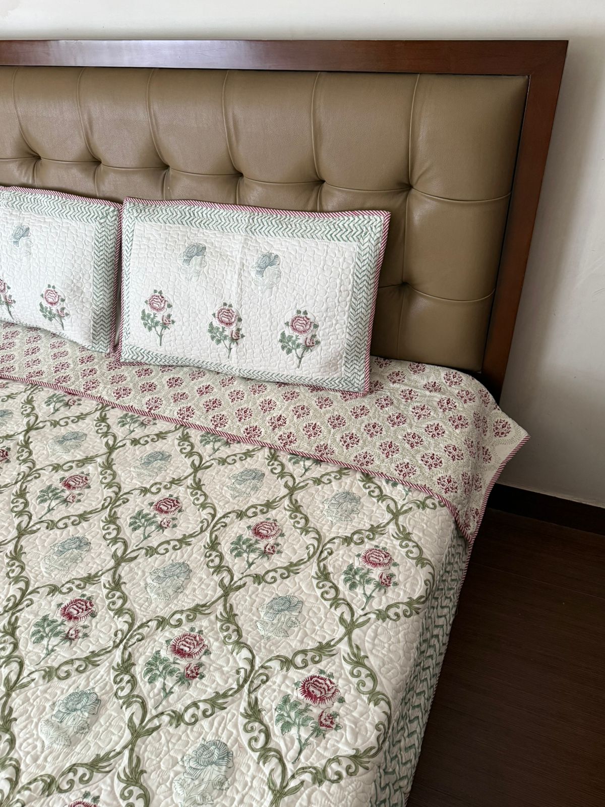 King Size Quilted Bedcover