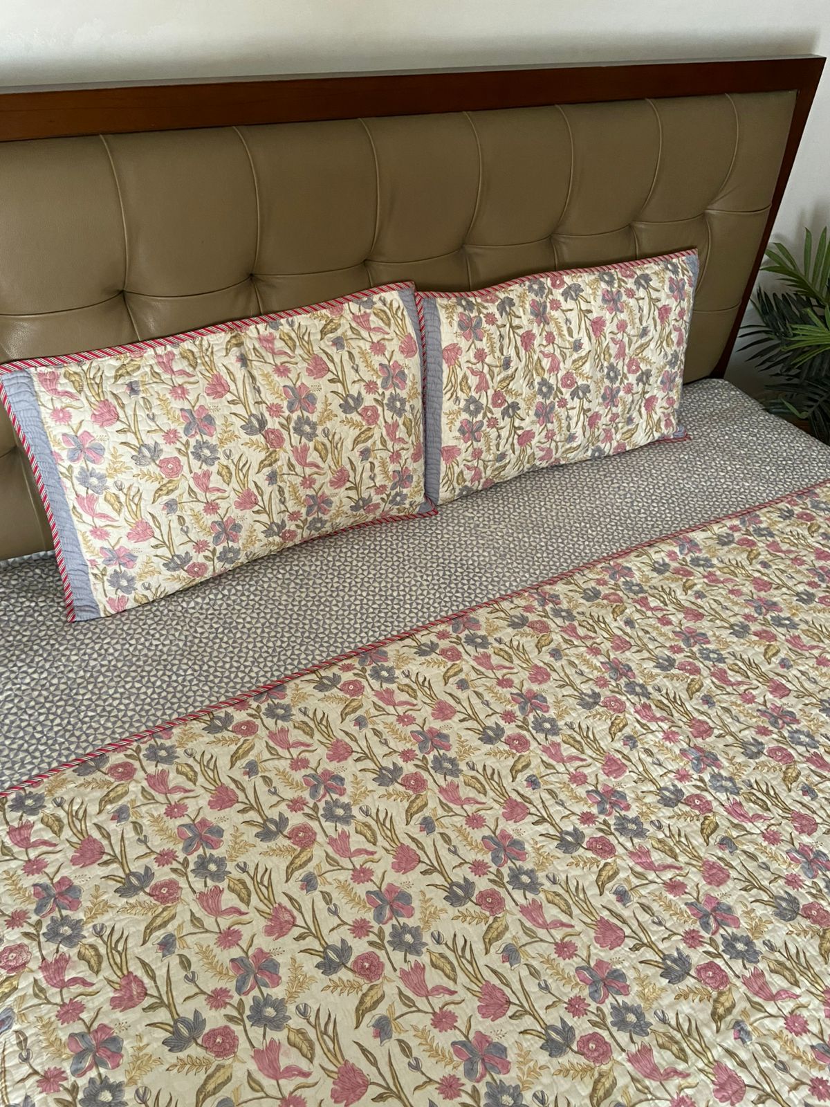 King Size Quilted Bedcover
