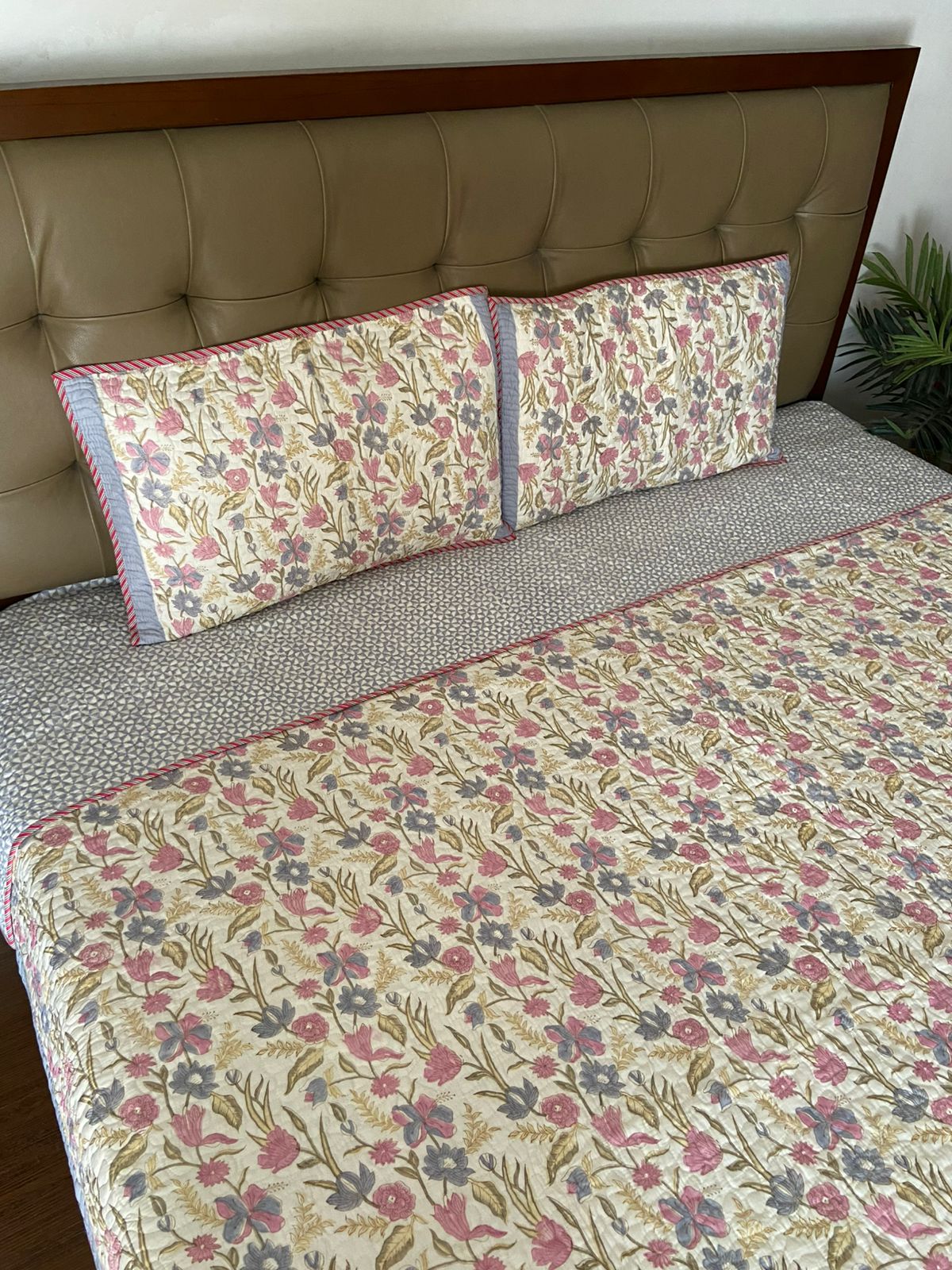 King Size Quilted Bedcover