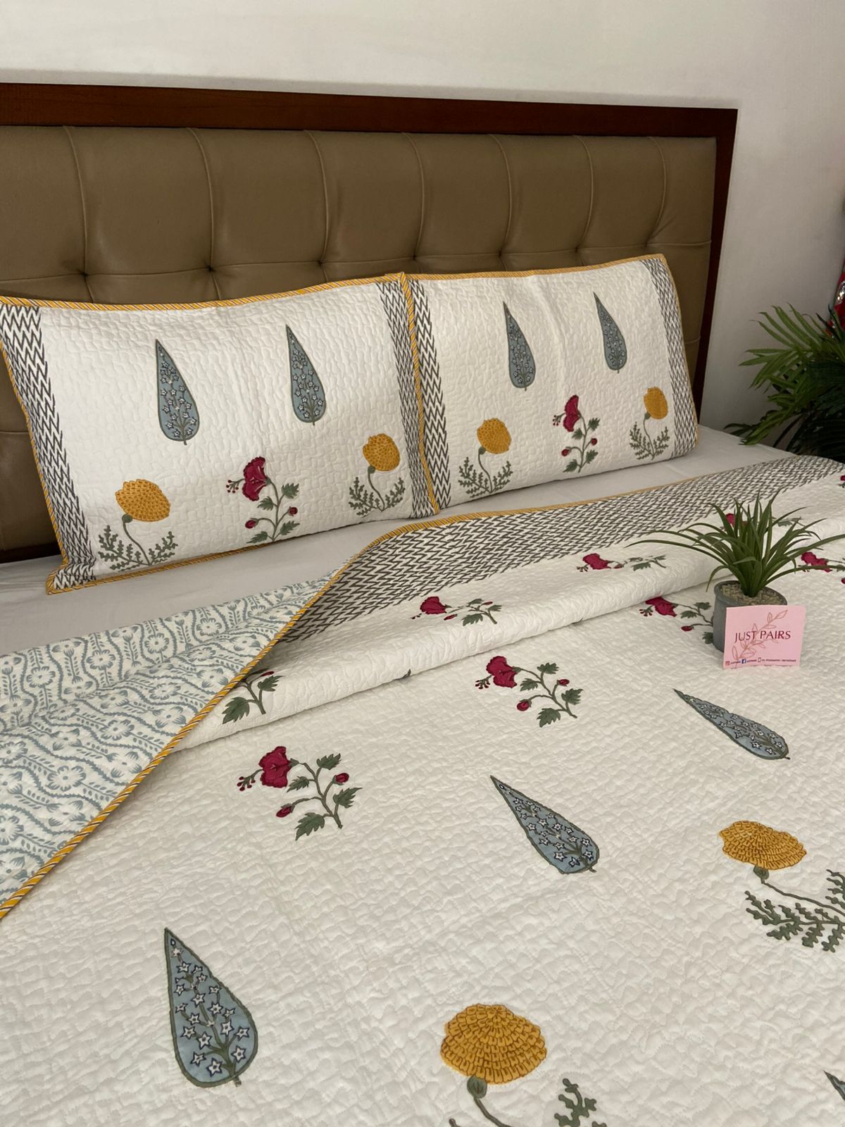 King Size Quilted Bedcover