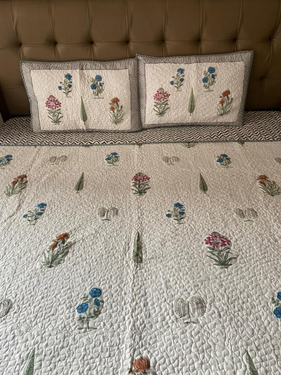 King Size Quilted Bedcover