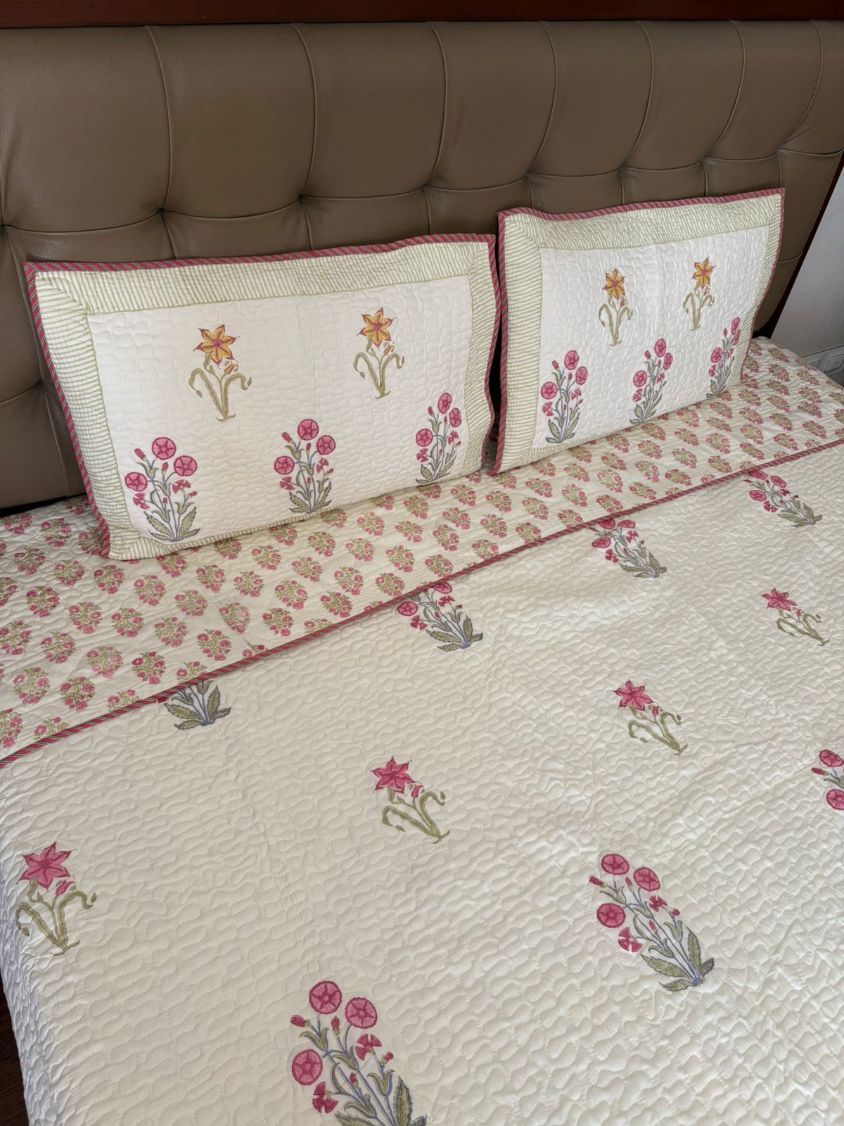 Super King Size Quilted Bedcover