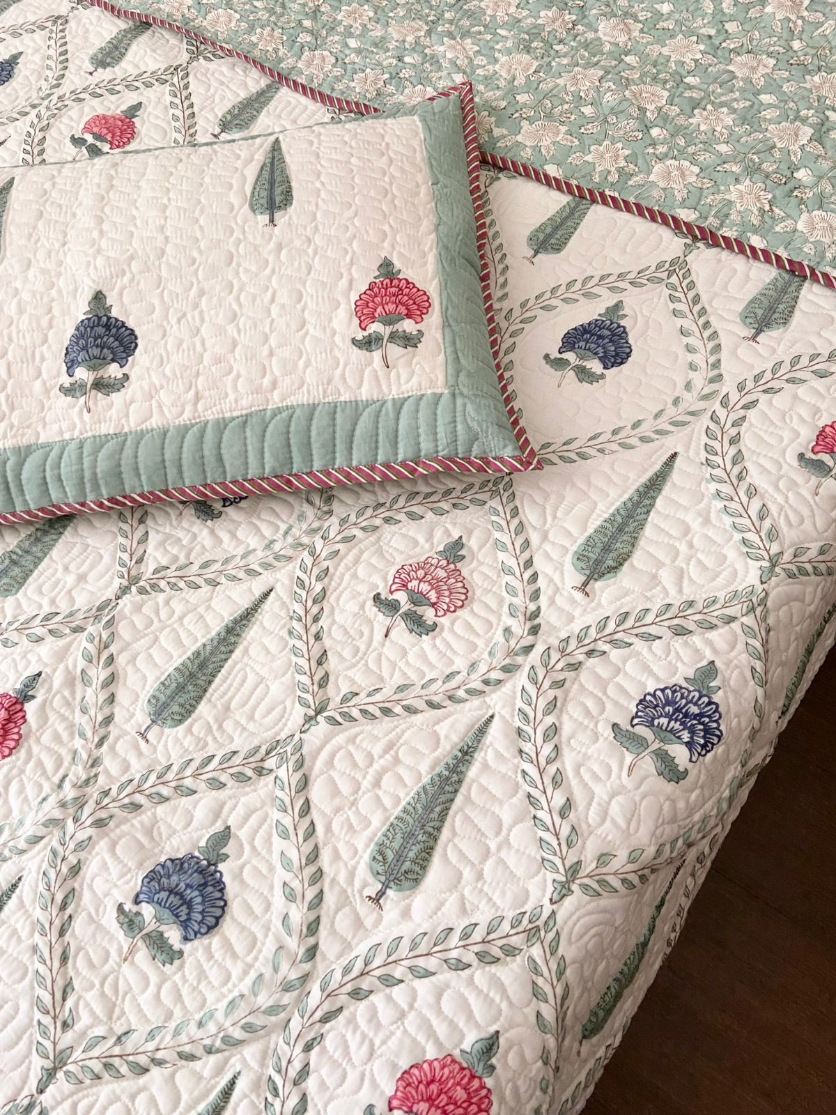 Super King Size Quilted Bedcover