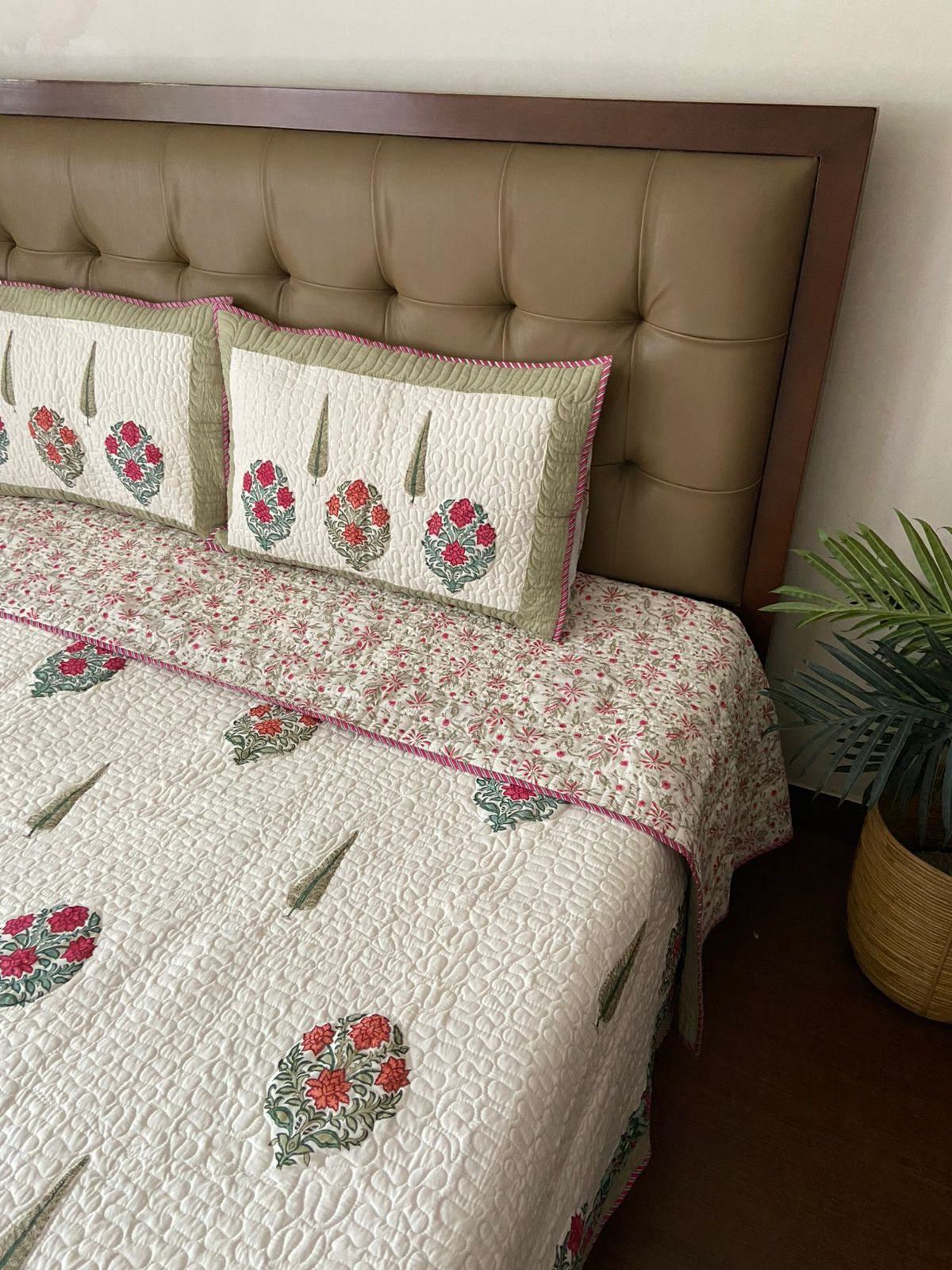 Super King Size Quilted Bedcover