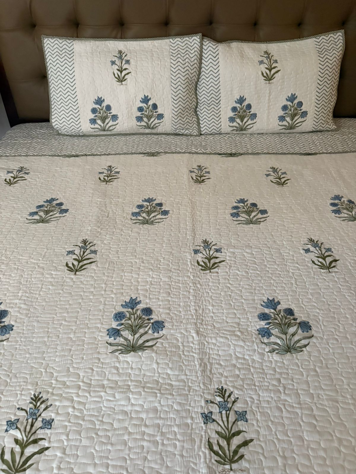 King Size Quilted Bedcover
