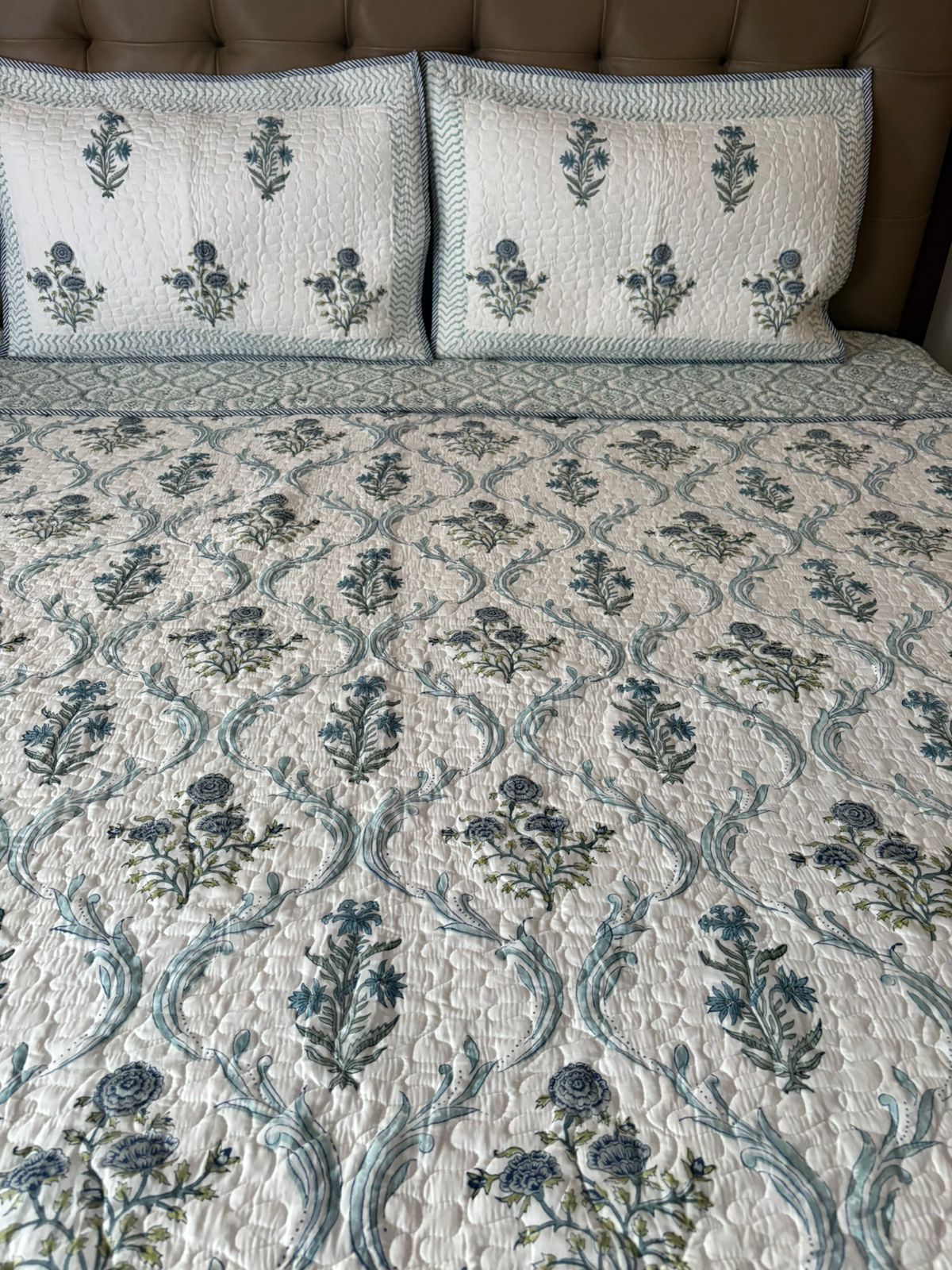 King Size Quilted Bedcover