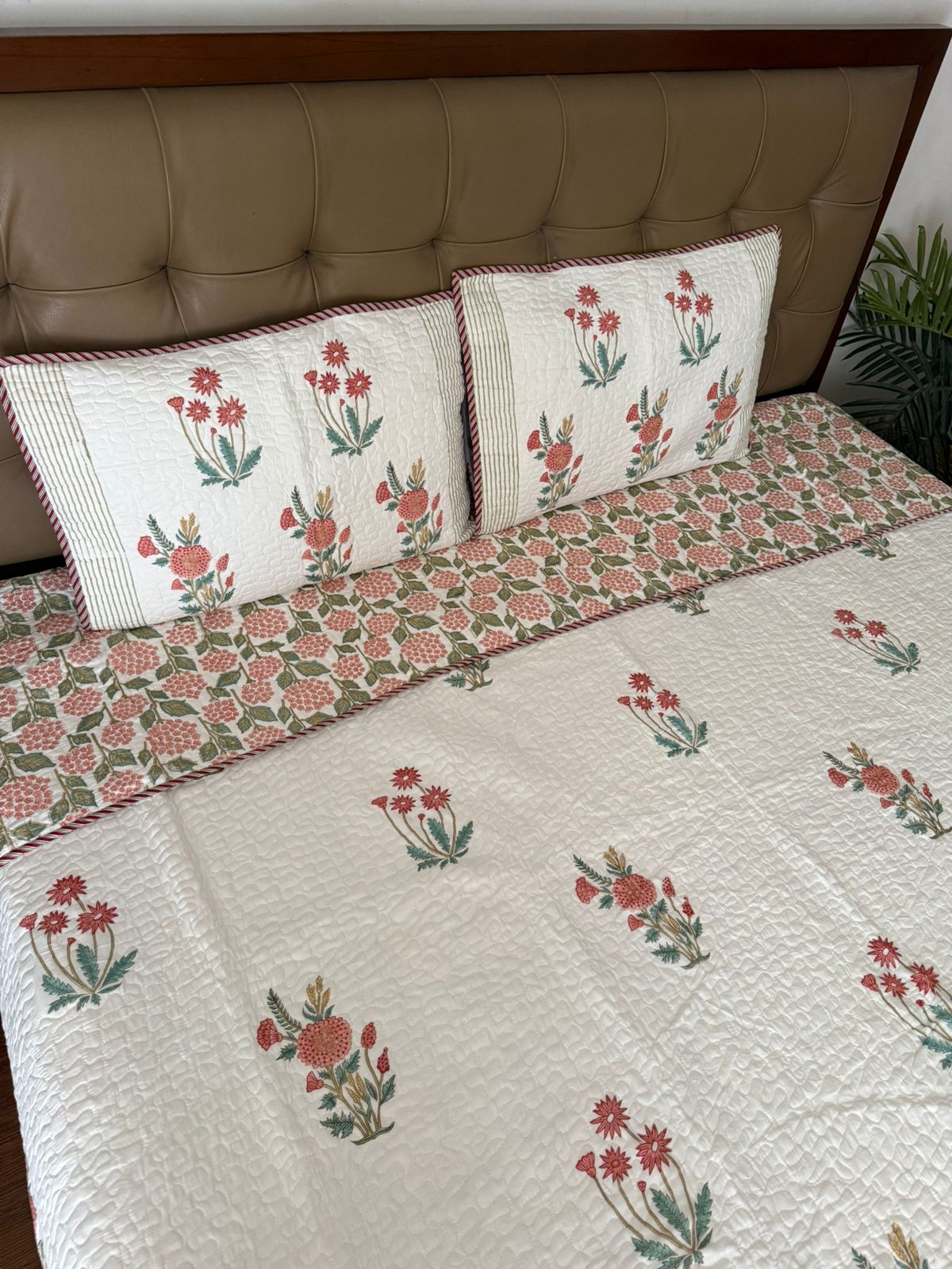 Super King Size Quilted Bedcover