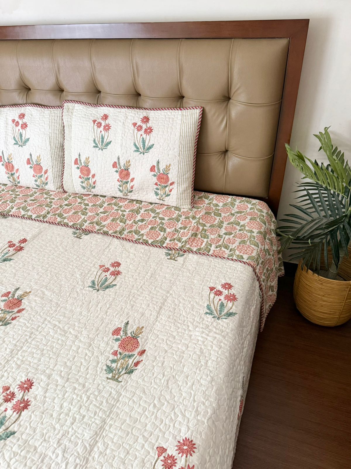 Super King Size Quilted Bedcover
