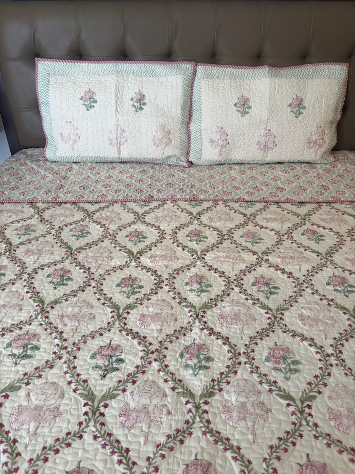 King Size Quilted Bedcover