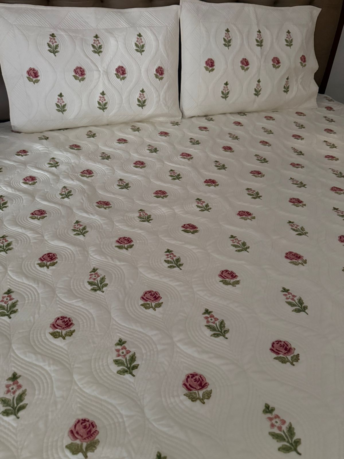 Super King Size Quilted Bedcover