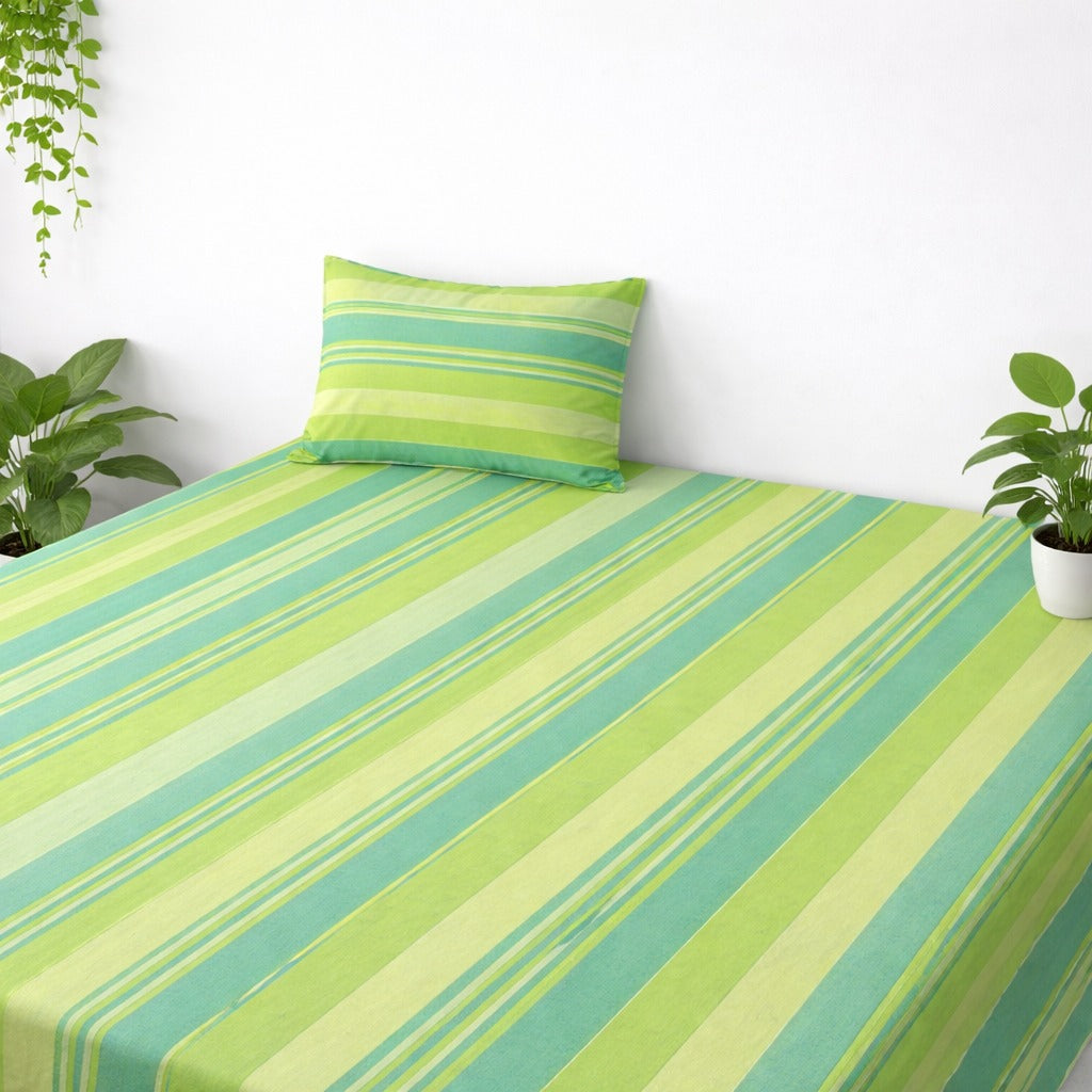 Handbloom Bedsheets With Pillow Cases