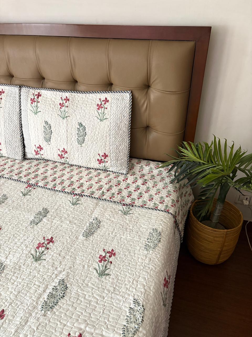 King Size Quilted Bedcover