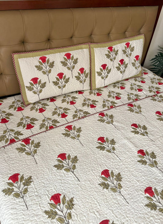 King Size Quilted Bedcover