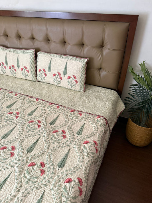 King Size Quilted Bedcover