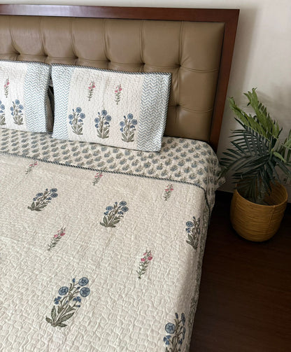 King Size Quilted Bedcover