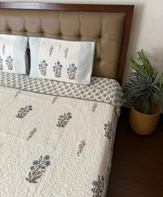 King Size Quilted Bedcover