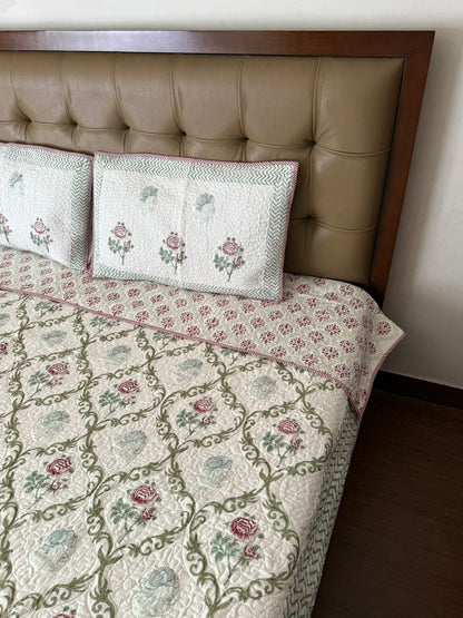 King Size Quilted Bedcover