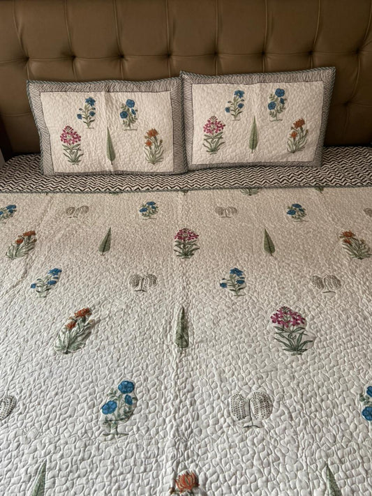King Size Quilted Bedcover