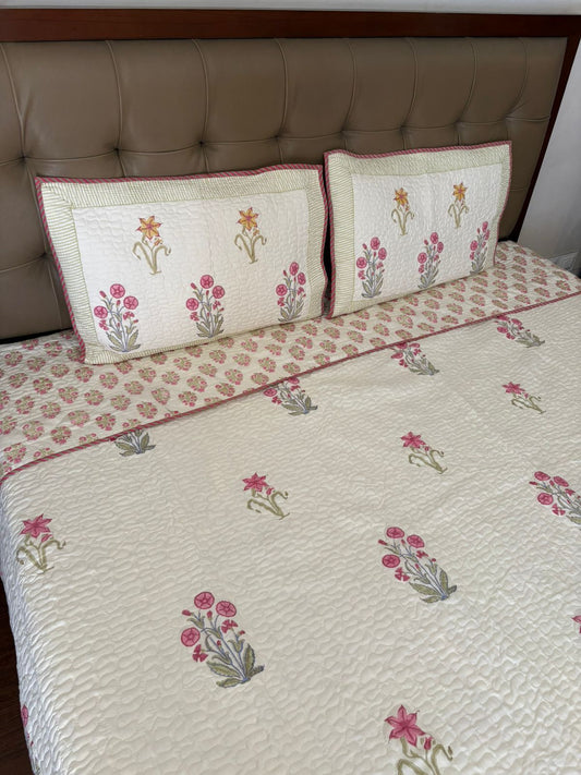 Super King Size Quilted Bedcover