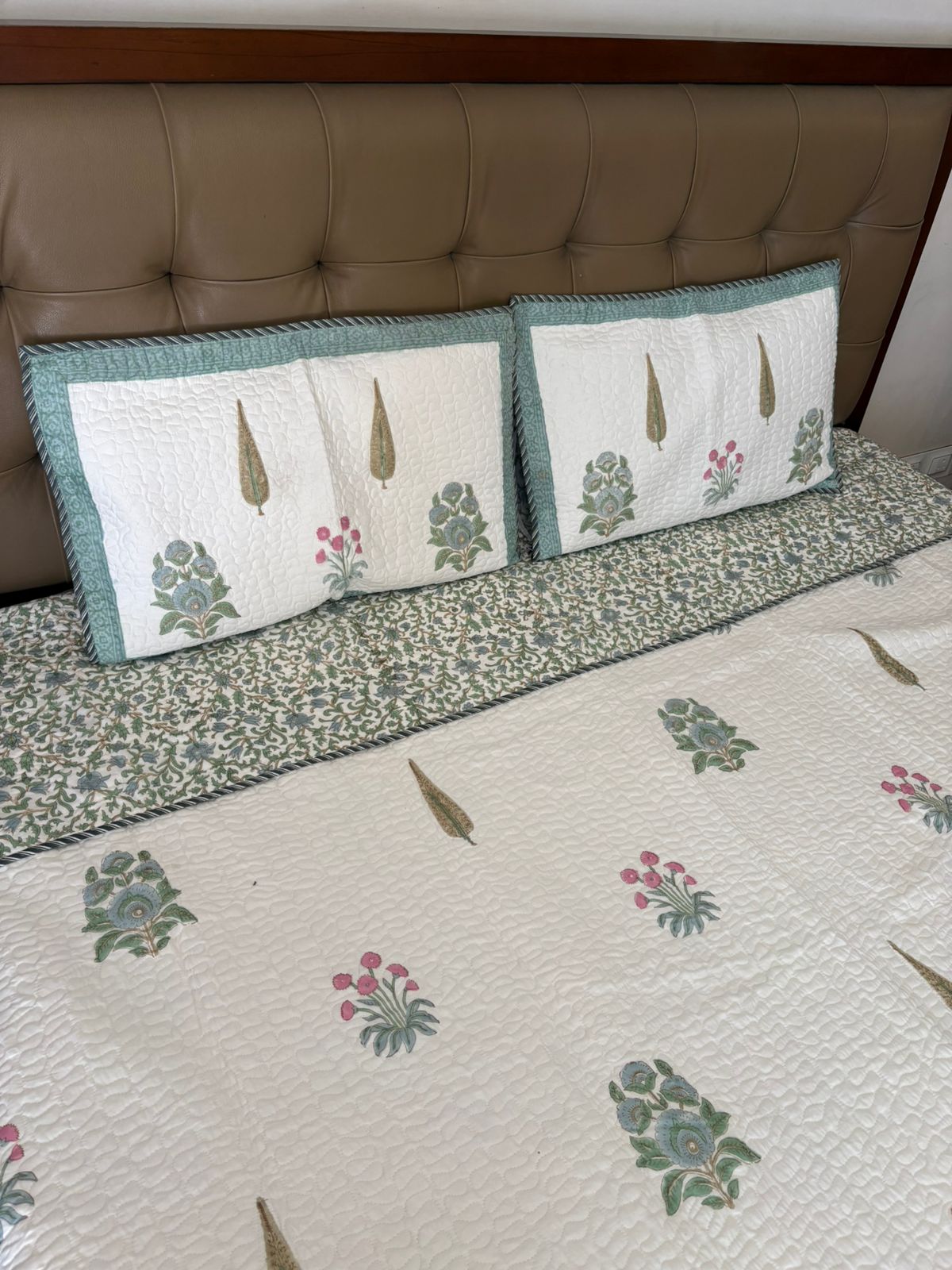 Super King Size Quilted Bedcover