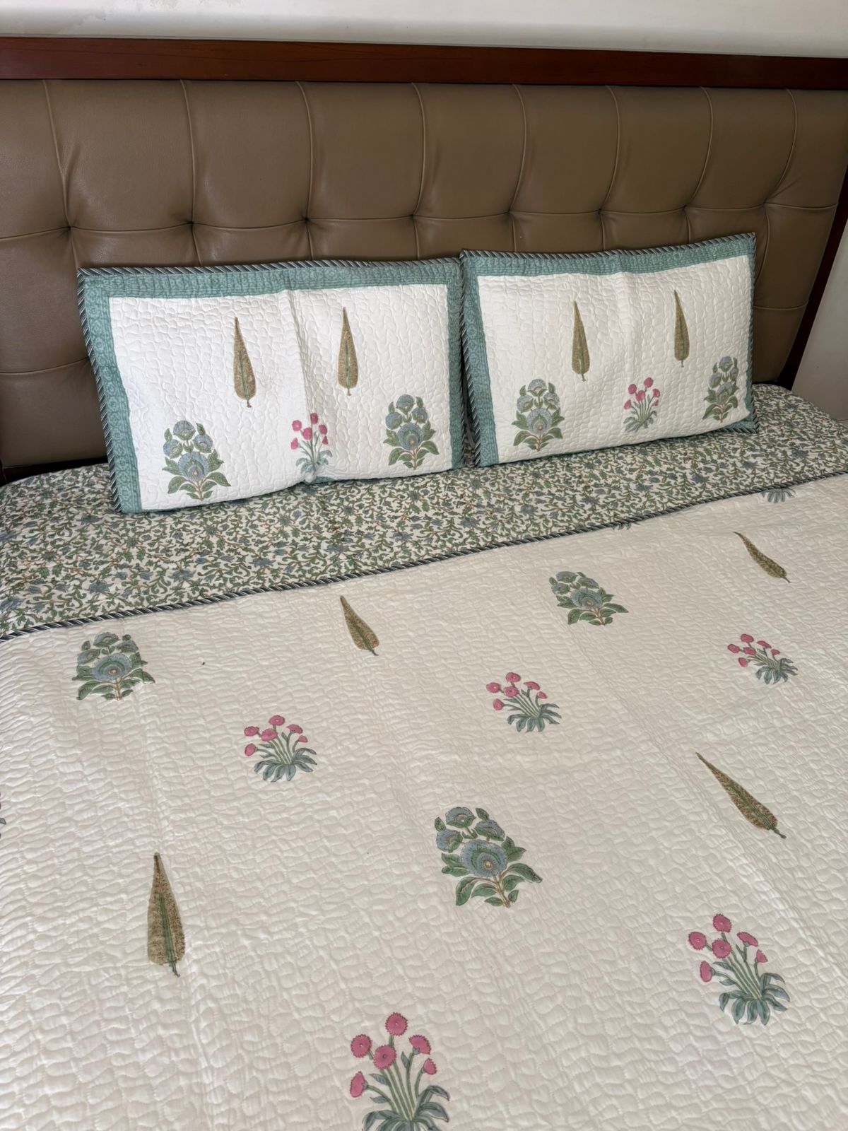 Super King Size Quilted Bedcover