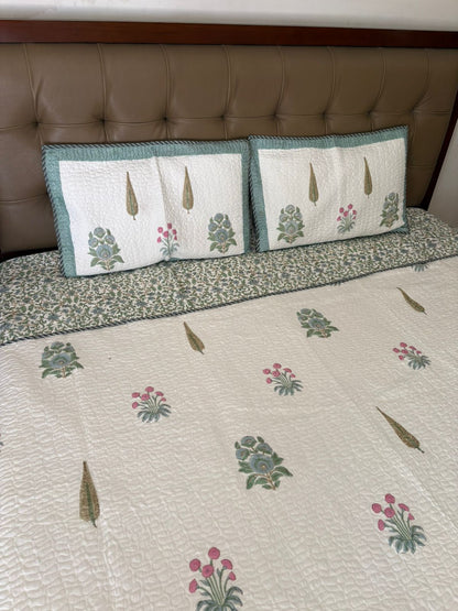 Super King Size Quilted Bedcover