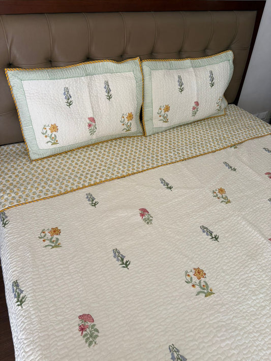 Super King Size Quilted Bedcover