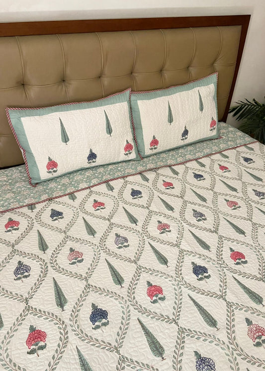 Super King Size Quilted Bedcover