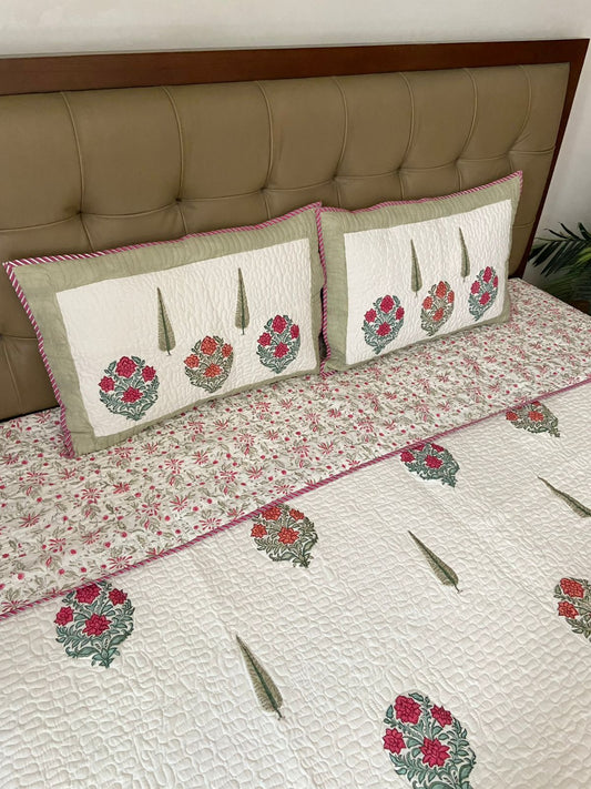 Super King Size Quilted Bedcover
