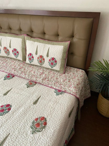 Super King Size Quilted Bedcover