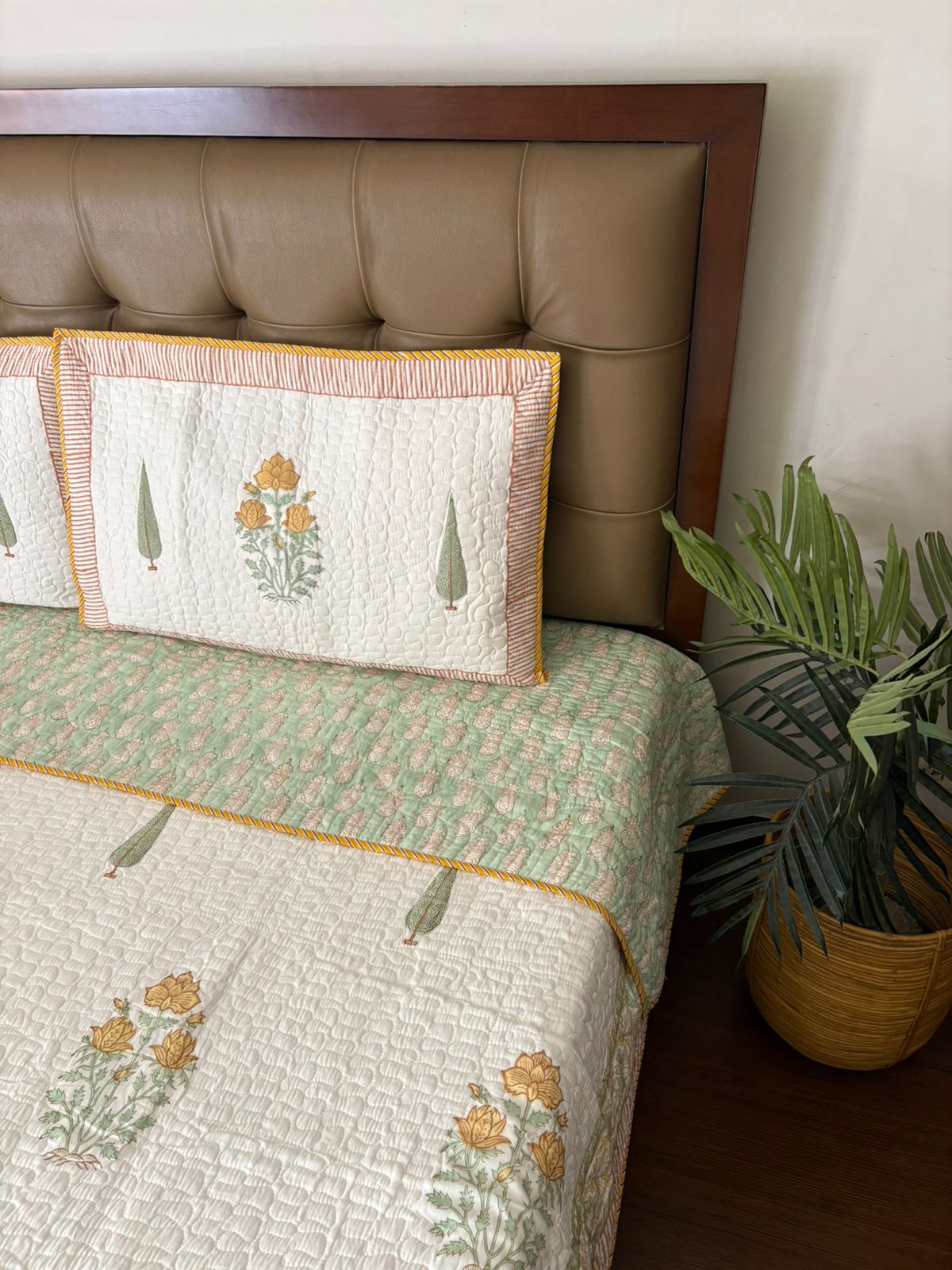 King Size Quilted Bedcover