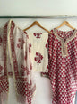 Semistitched Chanderi Suit