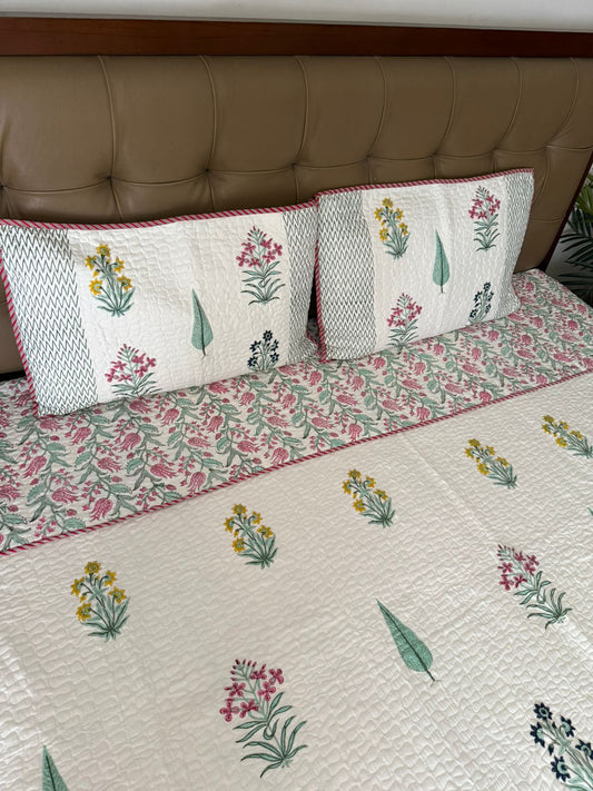 Super King Size Quilted Bedcover