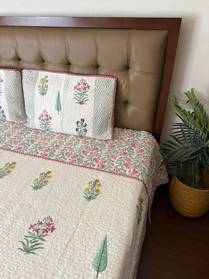 Super King Size Quilted Bedcover