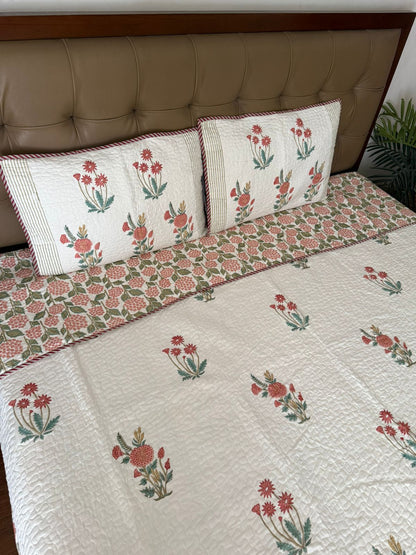 Super King Size Quilted Bedcover