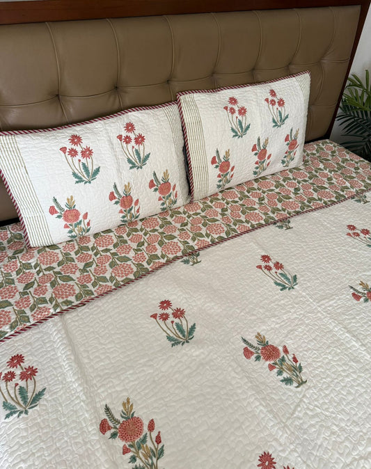 Super King Size Quilted Bedcover