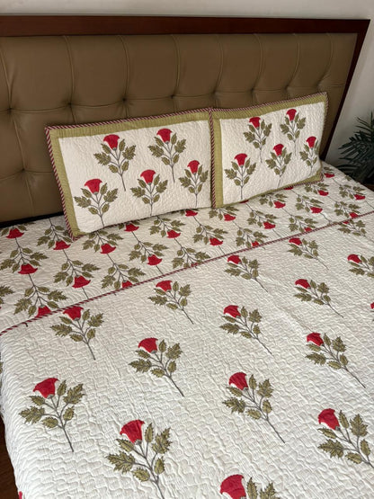 King Size Quilted Bedcover