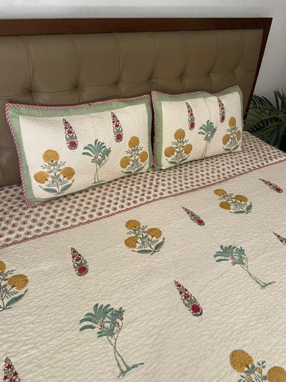 Super King Size Quilted Bedcover