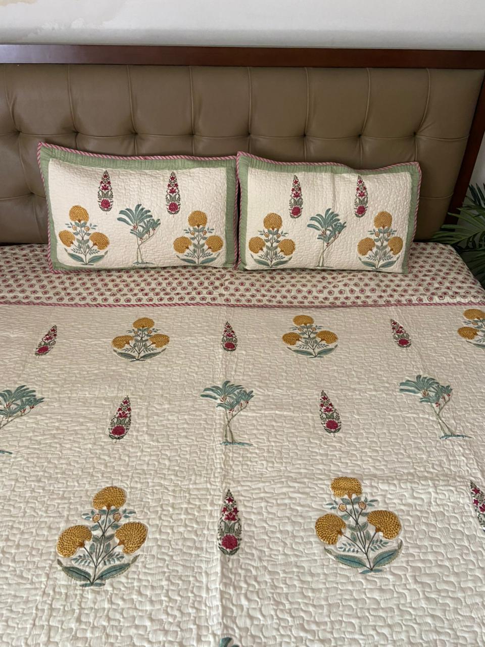 Super King Size Quilted Bedcover