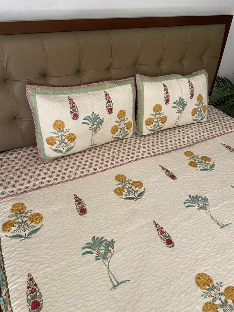 Super King Size Quilted Bedcover